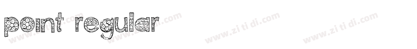 Point Regular字体转换
